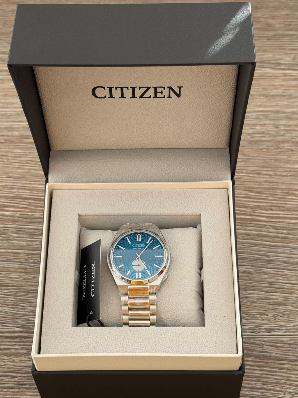 Citizen Tsuyosa Small Second Blue Automatic Men's Watch Warranty NK5010-51L - UK