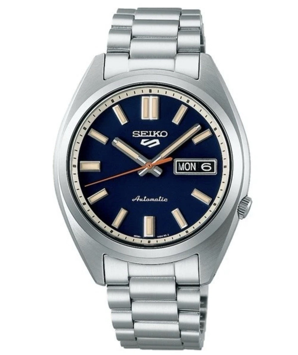 SEIKO 5 Sports Classic Automatic SRPK87K1 Rinse Blue Dial Men’s Watch Warranty