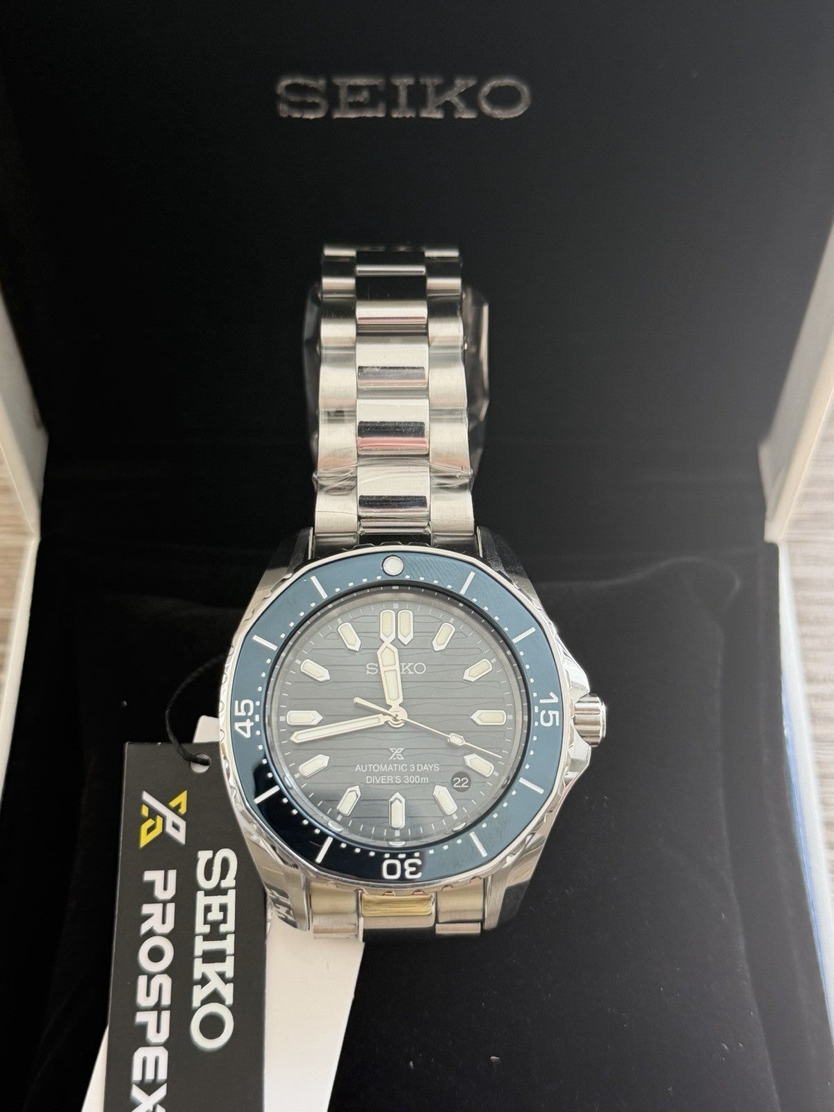 Seiko Prospex SPB483J1 Blue Sapphire 1968 Diver Polygon Case BNIB UK