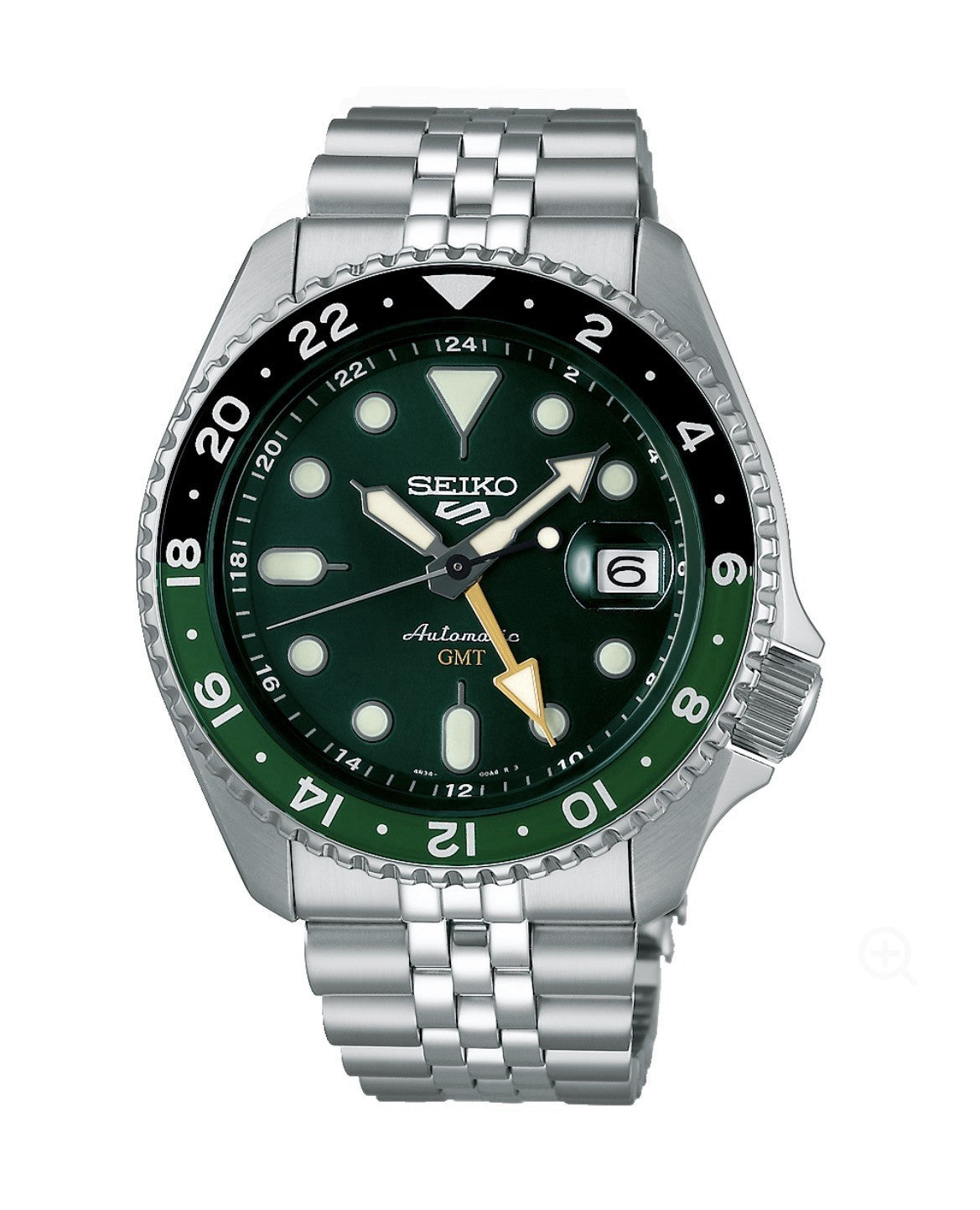 SEIKO 5 Sports SKX GMT Automatic SSK035K1 Green Dial Men’s Watch Warranty - UK