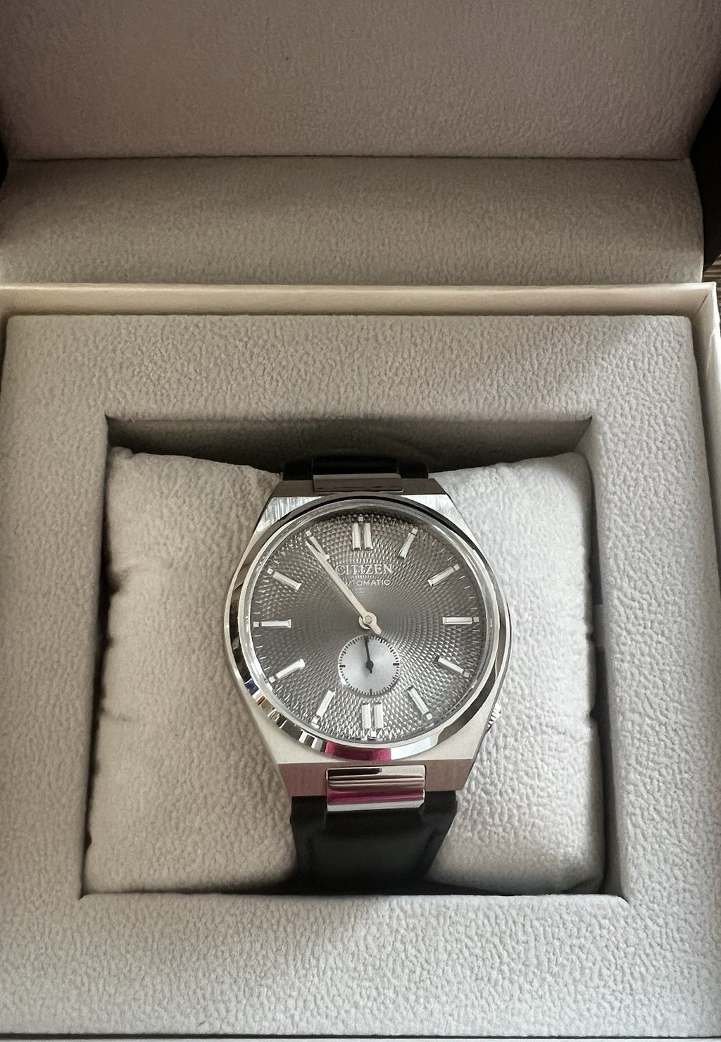 Citizen Tsuyosa Small Second NK5010-01H Automatic Mens Watch Grey Dial BNIB - UK
