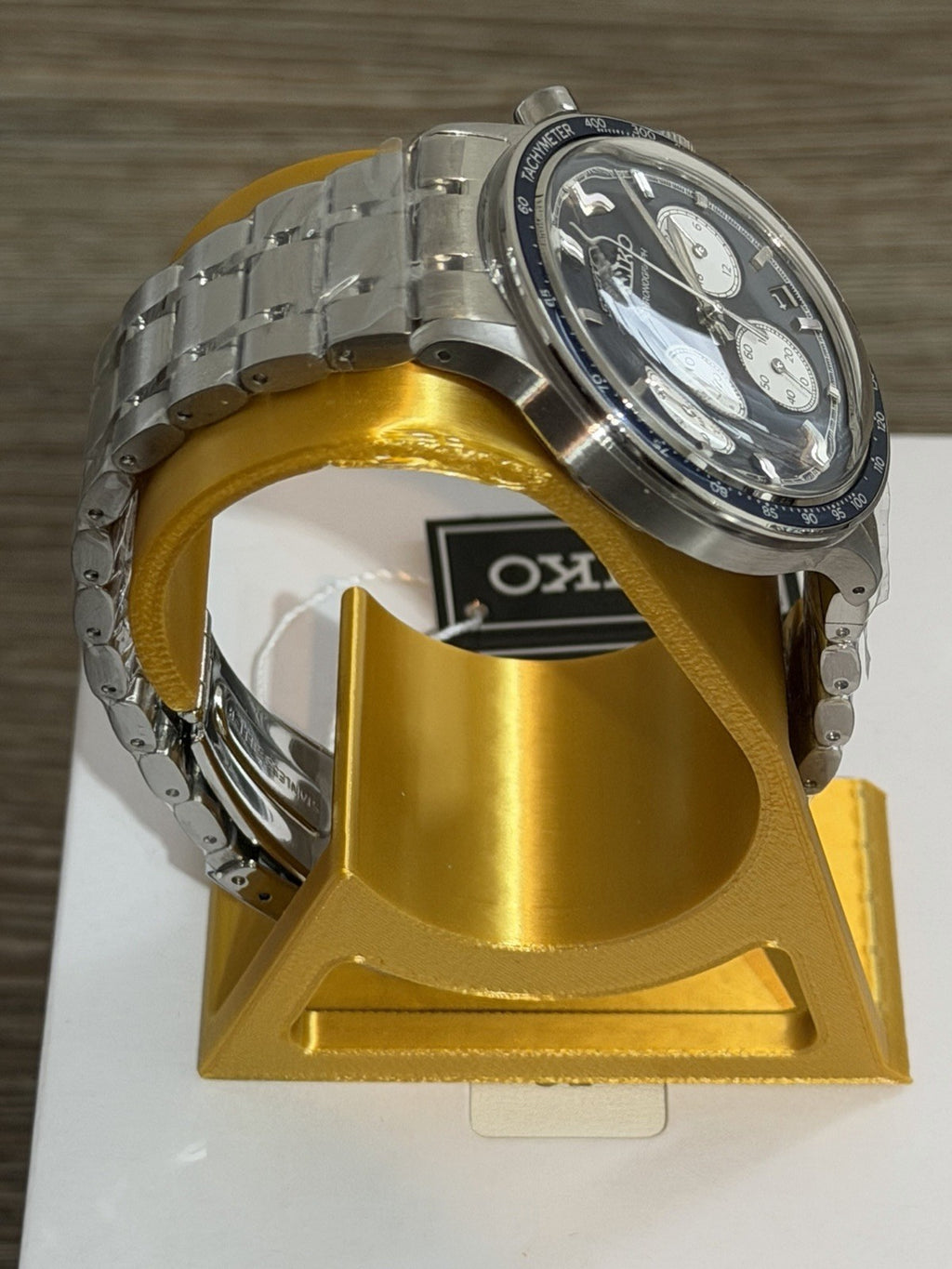 Seiko SSB477P1 Sports Chronograph Blue Dial Men's Quartz Watch BNIB New - UK