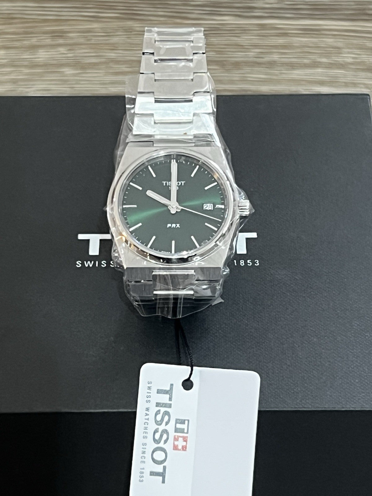 Tissot PRX 35mm T137.210.11.081.00 Quartz Green Dial BNIB | Warranty | UK Seller