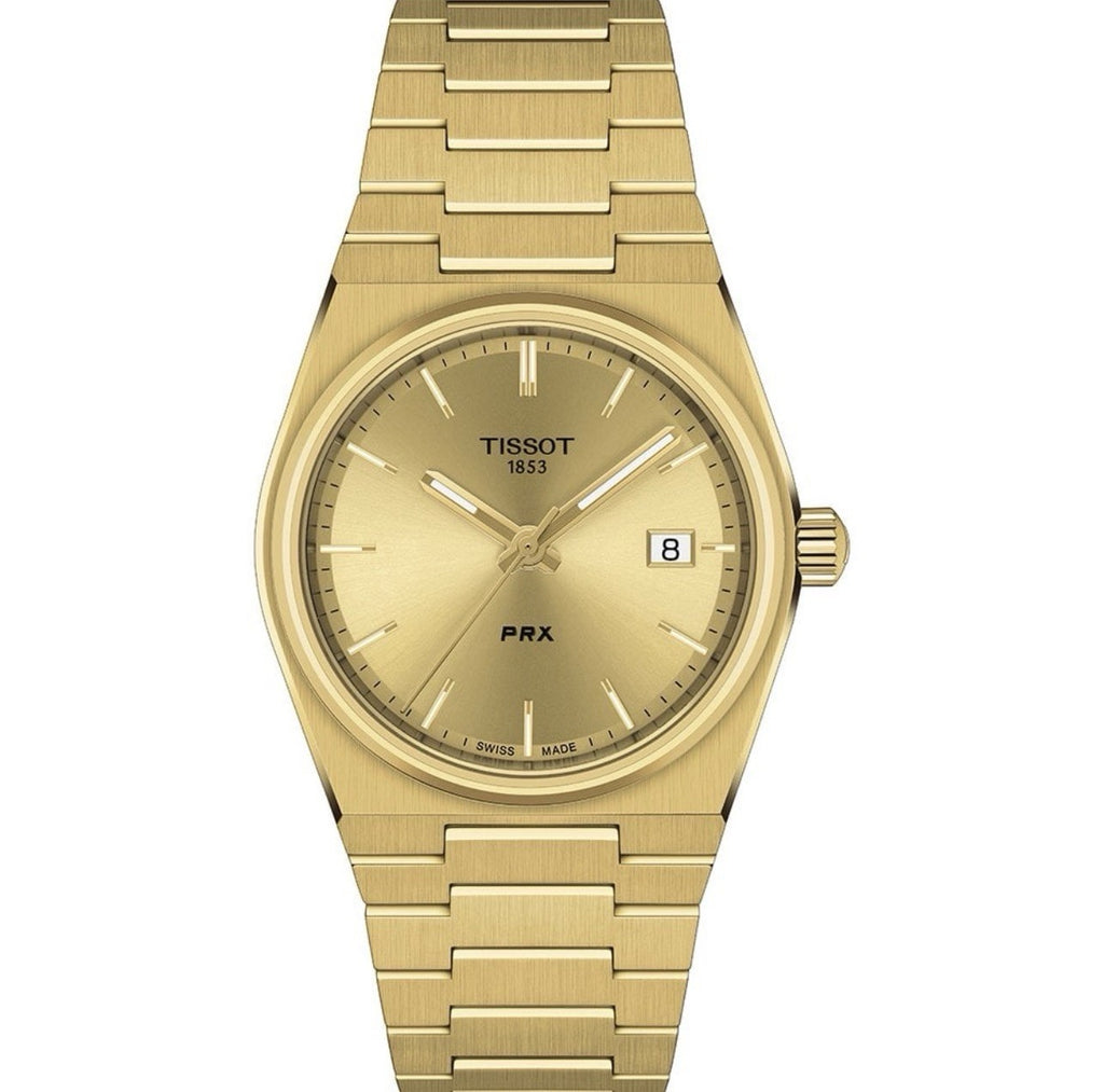 Tissot PRX T137.210.33.021.00 Gold - 35mm | BNIB | Warranty | UK Seller RRP £425