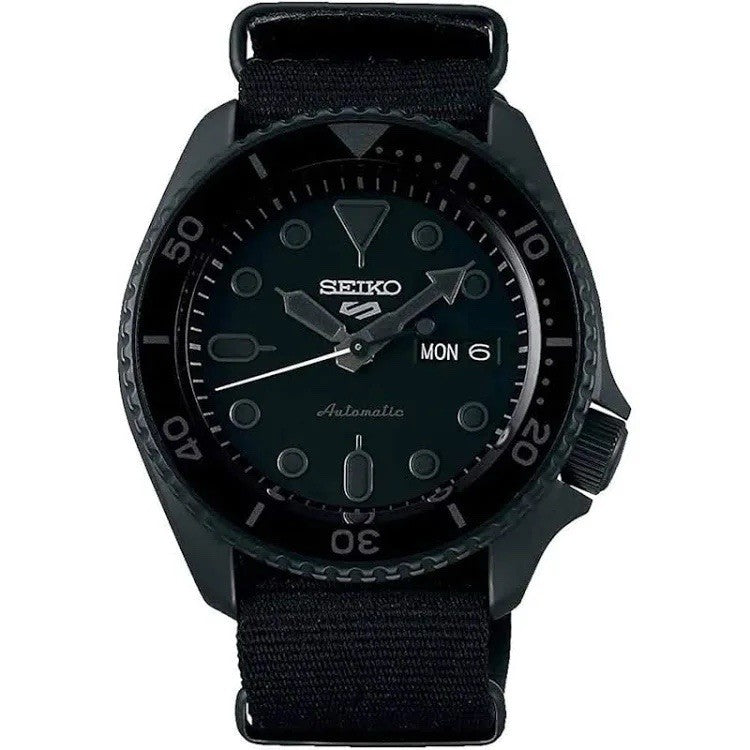 Seiko 5 Sports SRPD79K1 Automatic Mens Watch Black PVD NATO 42.5mm BNIB - UK