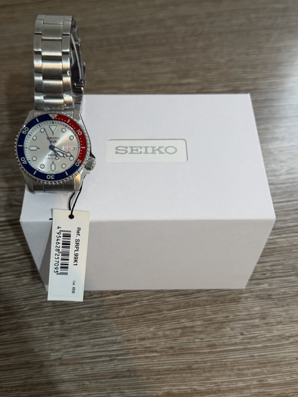 Seiko 5 Sports Pepsi Limited Edition SRPL99K1 Automatic Watch 38mm BNIB - UK