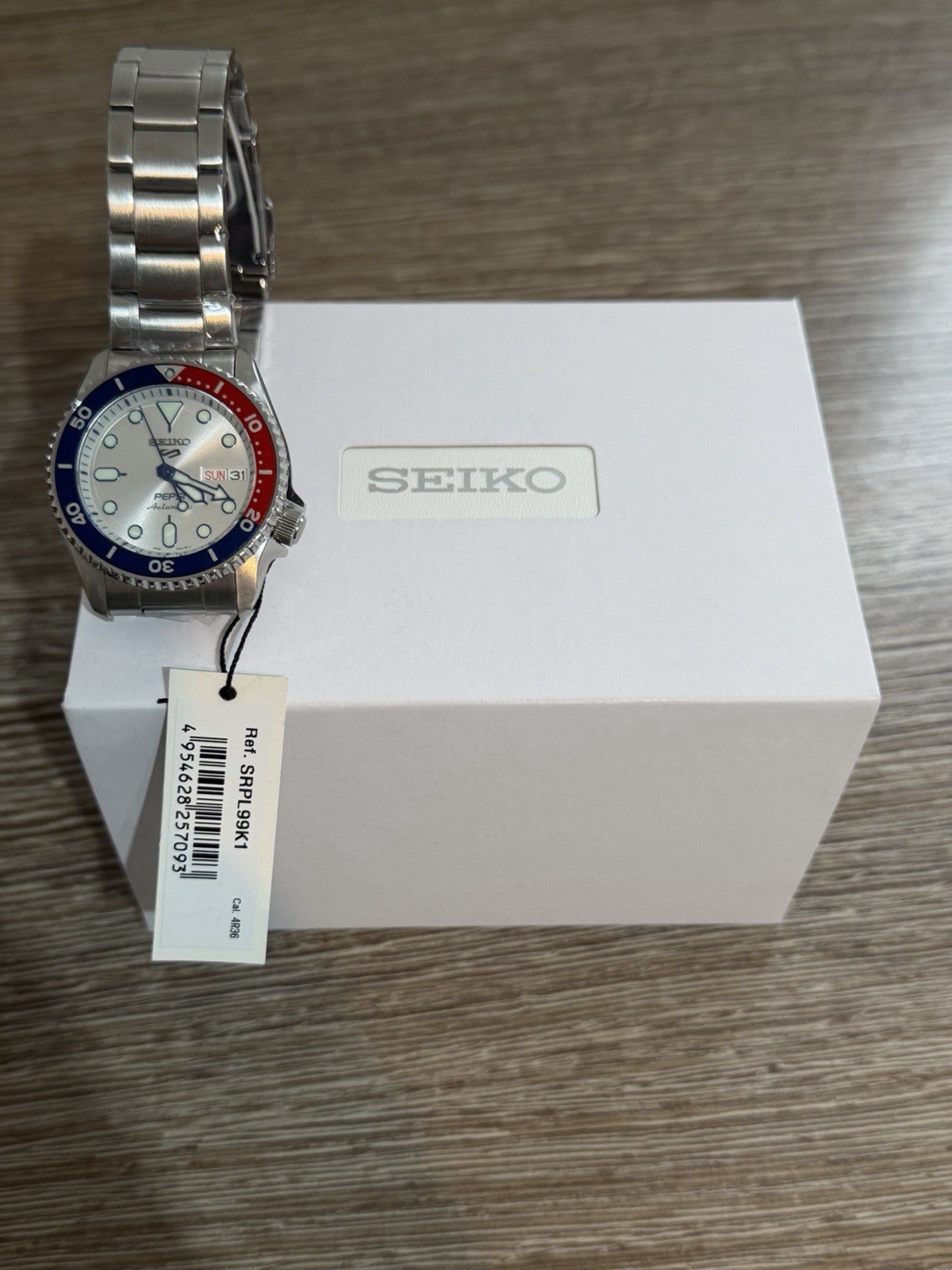 Seiko 5 Sports Pepsi Limited Edition SRPL99K1 Automatic Watch 38mm BNIB - UK