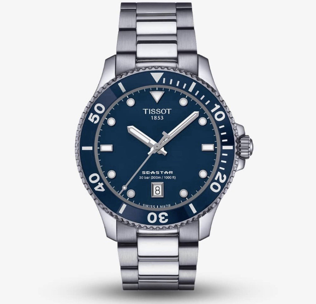 Tissot Seastar 1000 40mm Men's Quartz Watch Blue - T120.410.11.041.00