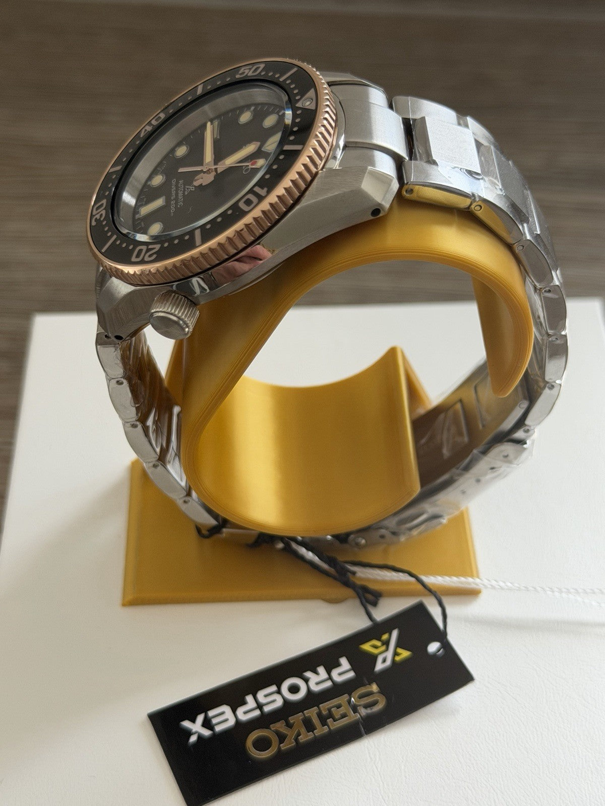 Seiko Prospex SPB240J1 1968 Diver Special Boutique Edition Brown Gilt 6R35 Watch
