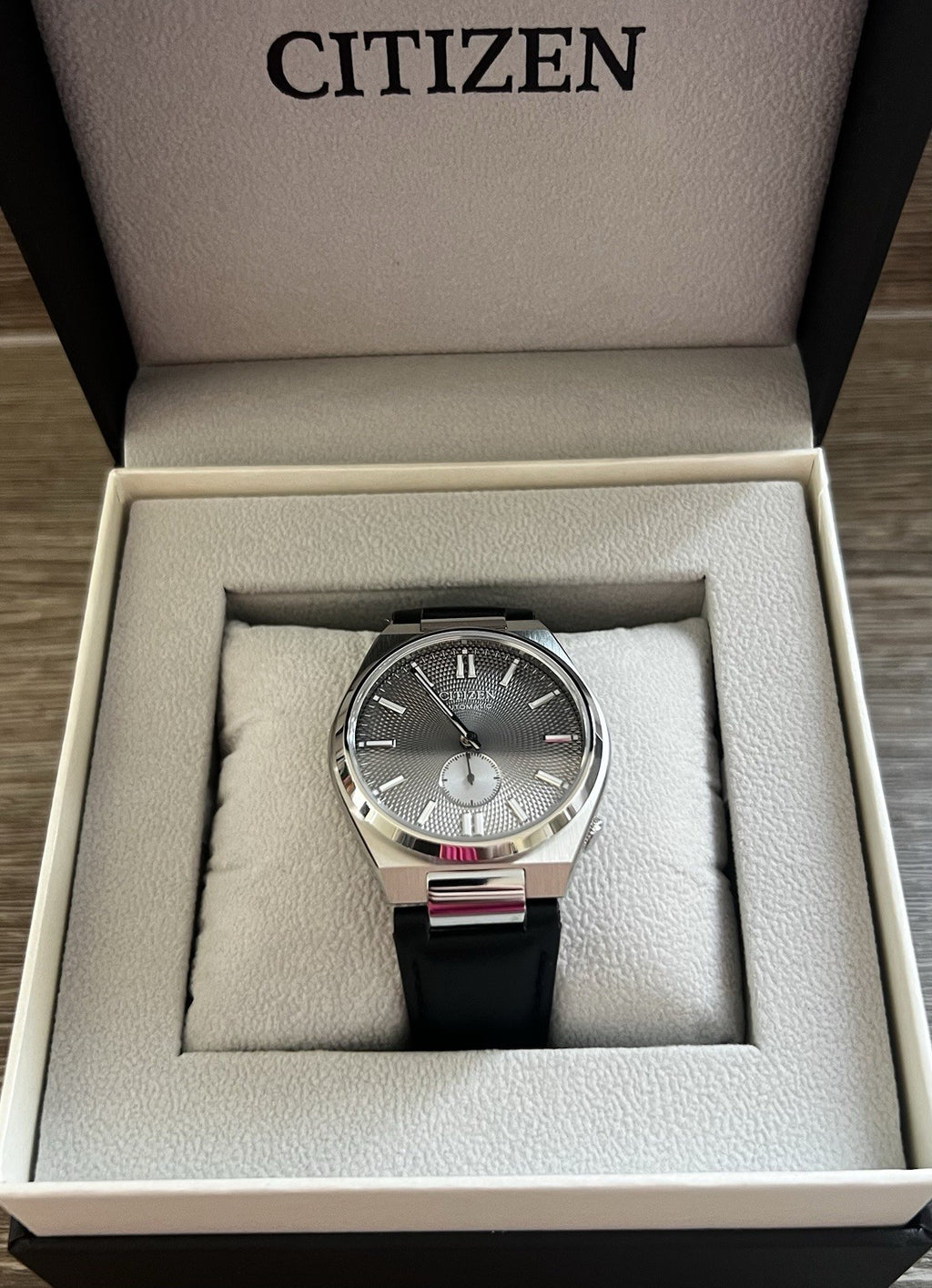 Citizen Tsuyosa Small Second NK5010-01H Automatic Mens Watch Grey Dial BNIB - UK