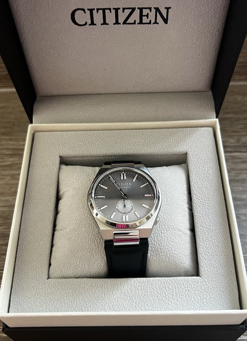 Citizen Tsuyosa Small Second NK5010-01H Automatic Mens Watch Grey Dial BNIB - UK
