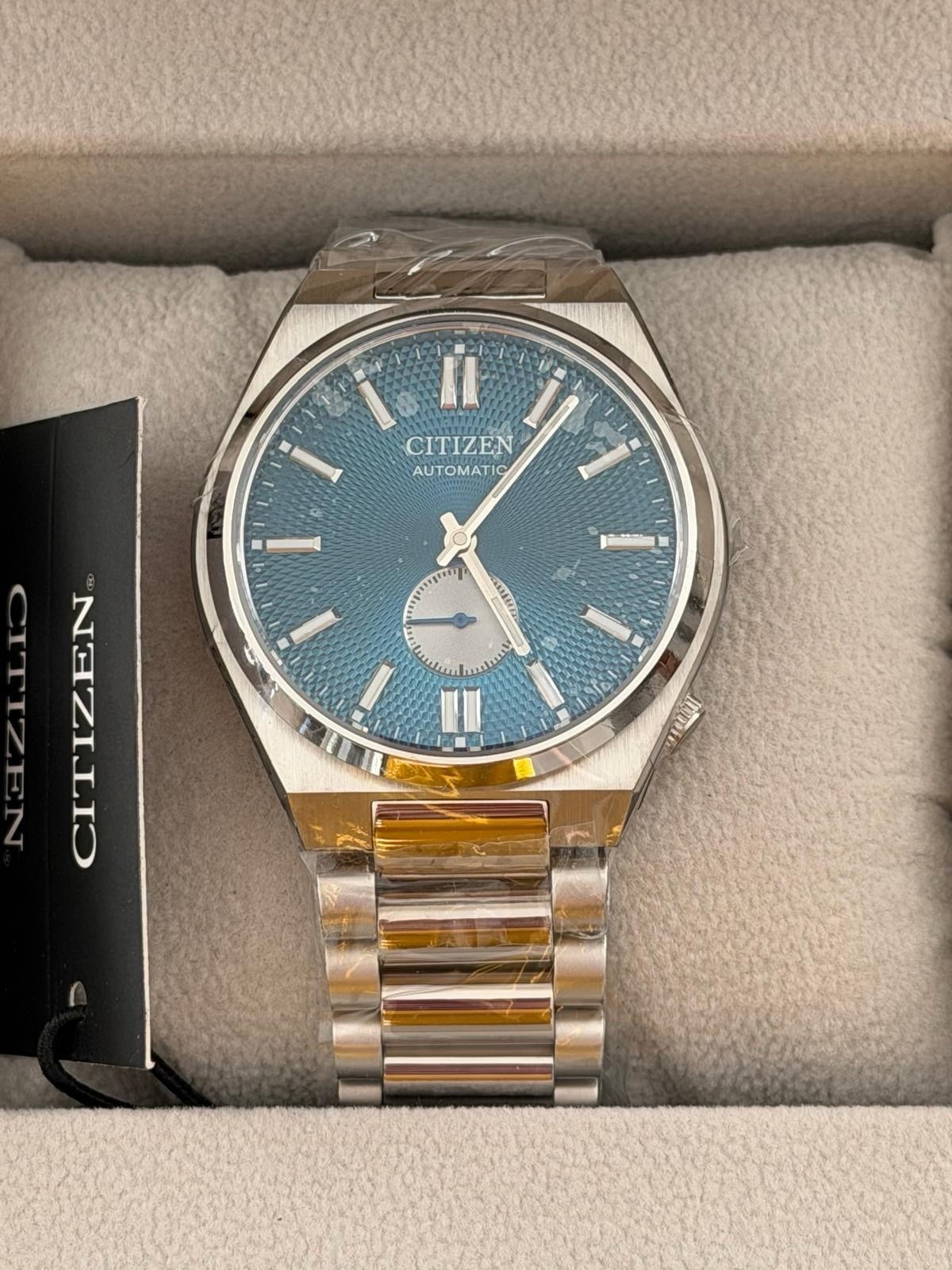 Citizen Tsuyosa Small Second Blue Automatic Men's Watch Warranty NK5010-51L - UK