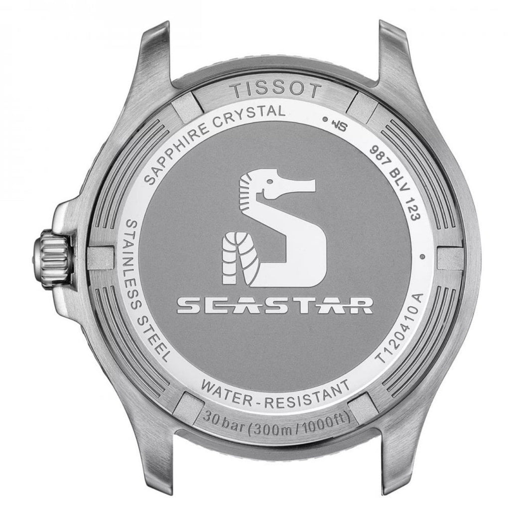 Tissot Seastar 1000 Quartz 40mm Black Dial Two Tone Watch T120.410.22.051.00 UK