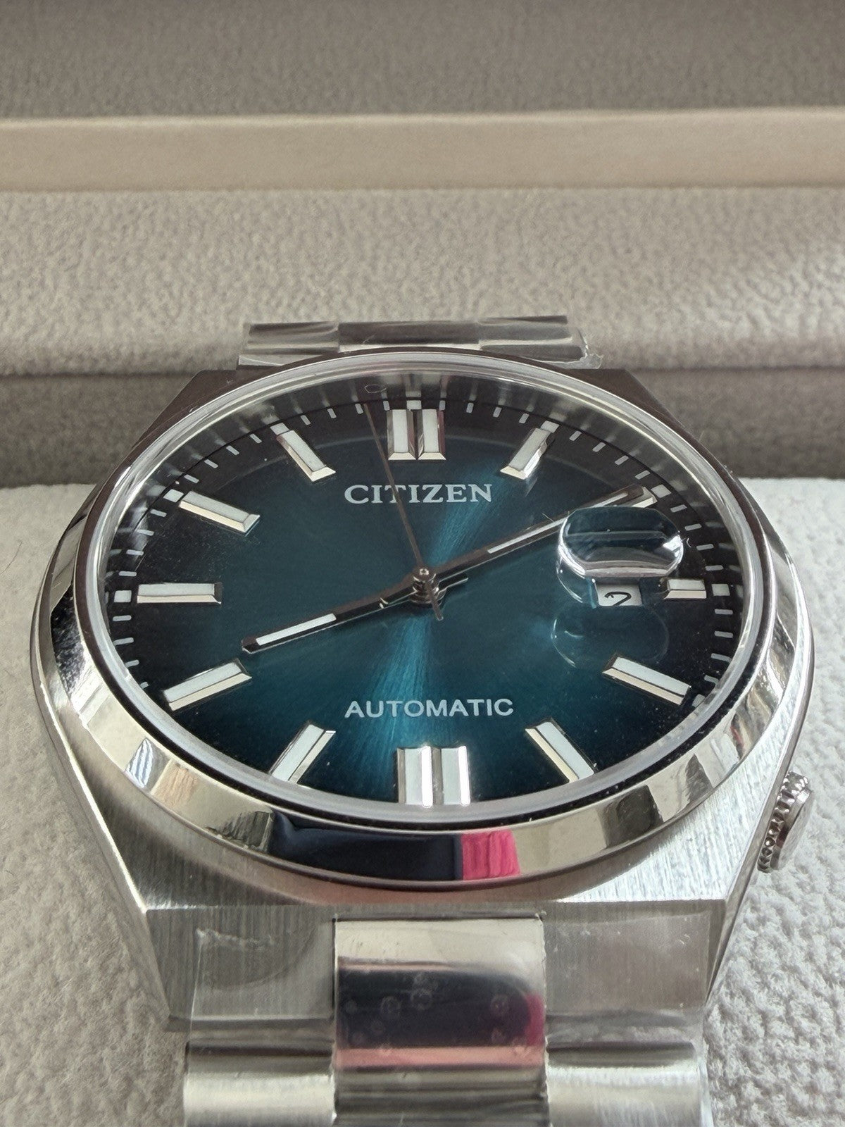 Citizen Tsuyosa 40mm Blue Automatic Men's Watch Warranty NJ0151-88X - UK Seller