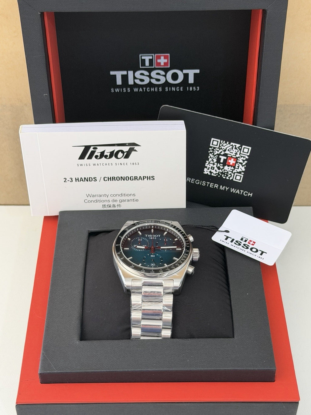 TISSOT PR516 40MM QUARTZ CHRONOGRAPH T149.417.11.041.01 – BNIB – WARRANTY - UK