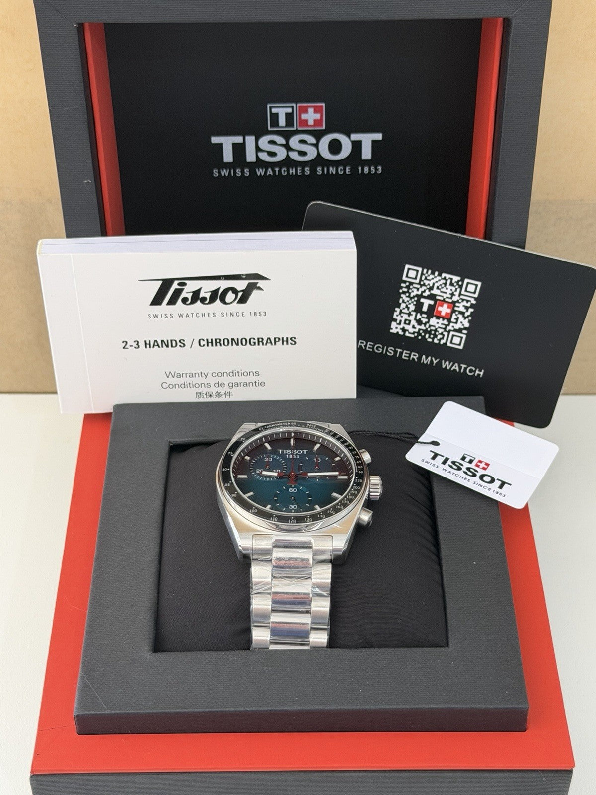 TISSOT PR516 40MM QUARTZ CHRONOGRAPH T149.417.11.041.01 – BNIB – WARRANTY - UK