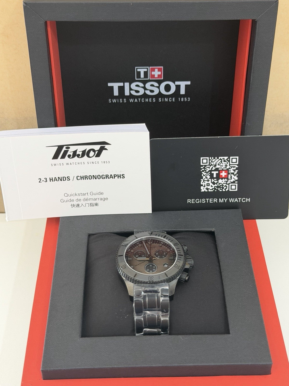 TISSOT SEASTAR 1000 38MM QUARTZ CHRONO T120.217.33.061.00 – BNIB – WARRANTY - UK