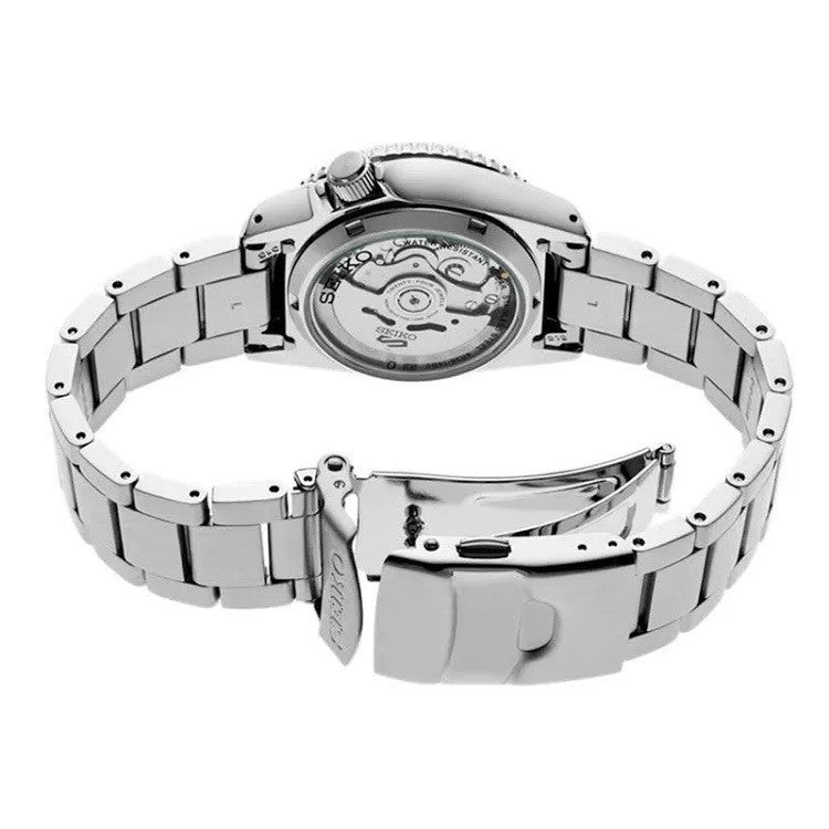 Seiko 5 Sports SRPK29K1 Automatic Mens Watch Black Dial Steel Bracelet New - UK