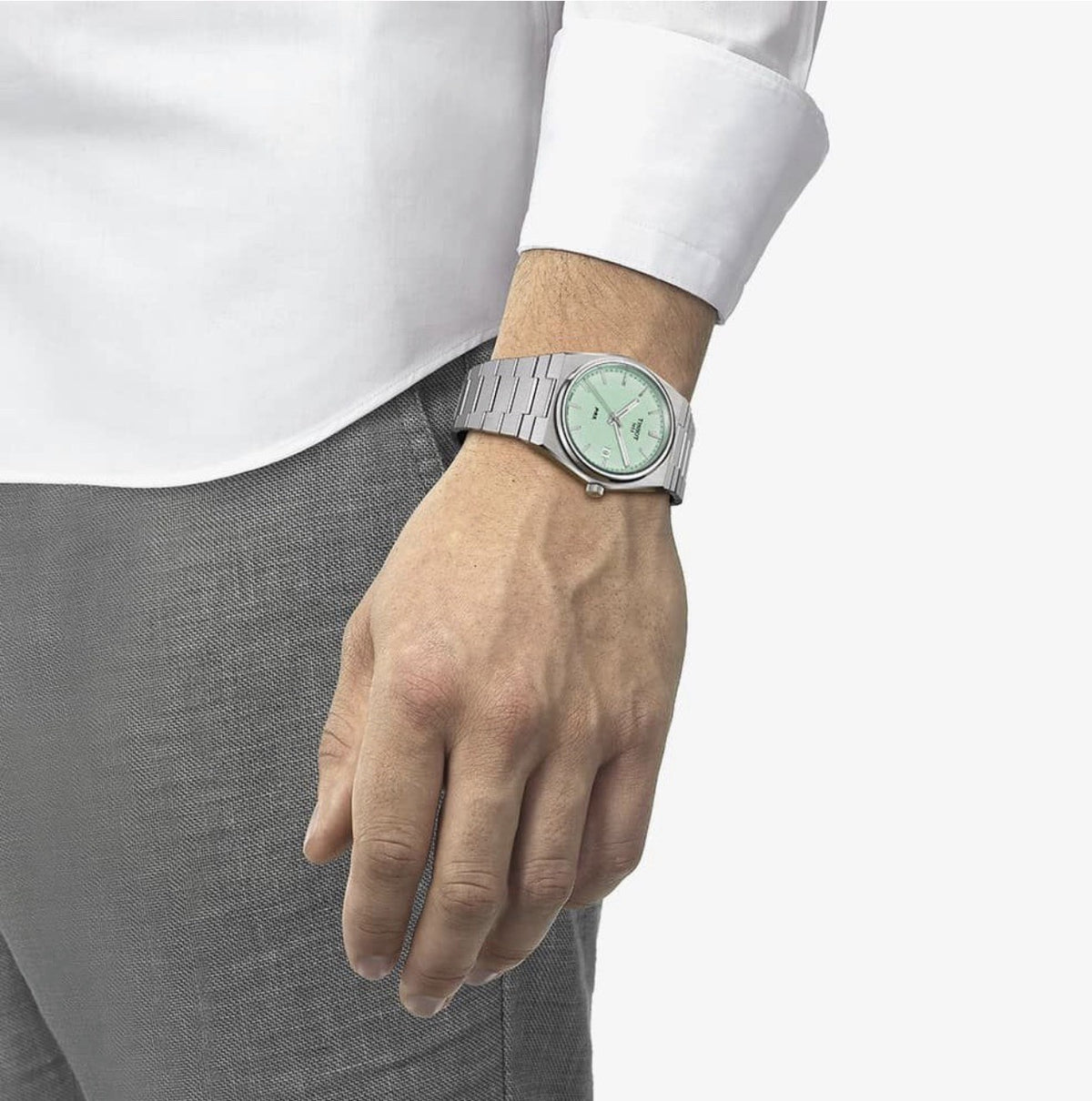 Tissot PRX 40mm Quartz Mint Green T137.410.11.091.01 BNIB -Warranty - UK Seller