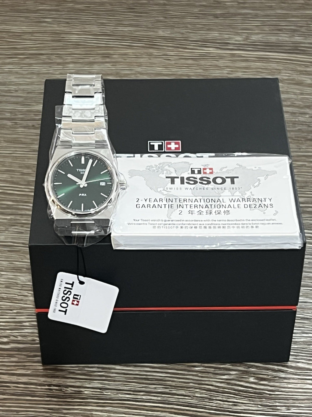 Tissot PRX 35mm T137.210.11.081.00 Quartz Green Dial BNIB | Warranty | UK Seller