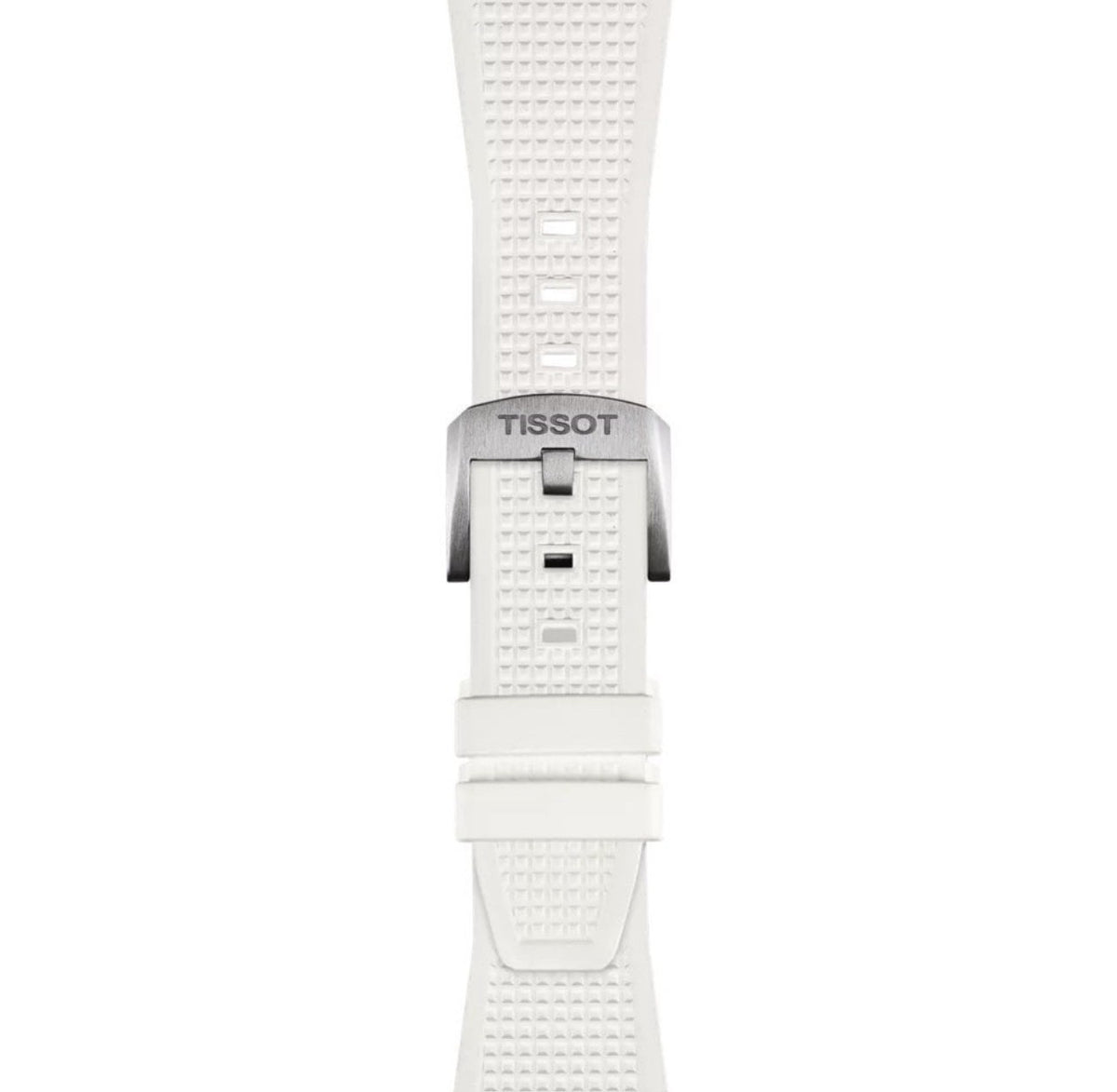 Tissot PRX Quartz 40mm White Dial Rubber Strap Mens Watch T137.410.17.011.00 UK