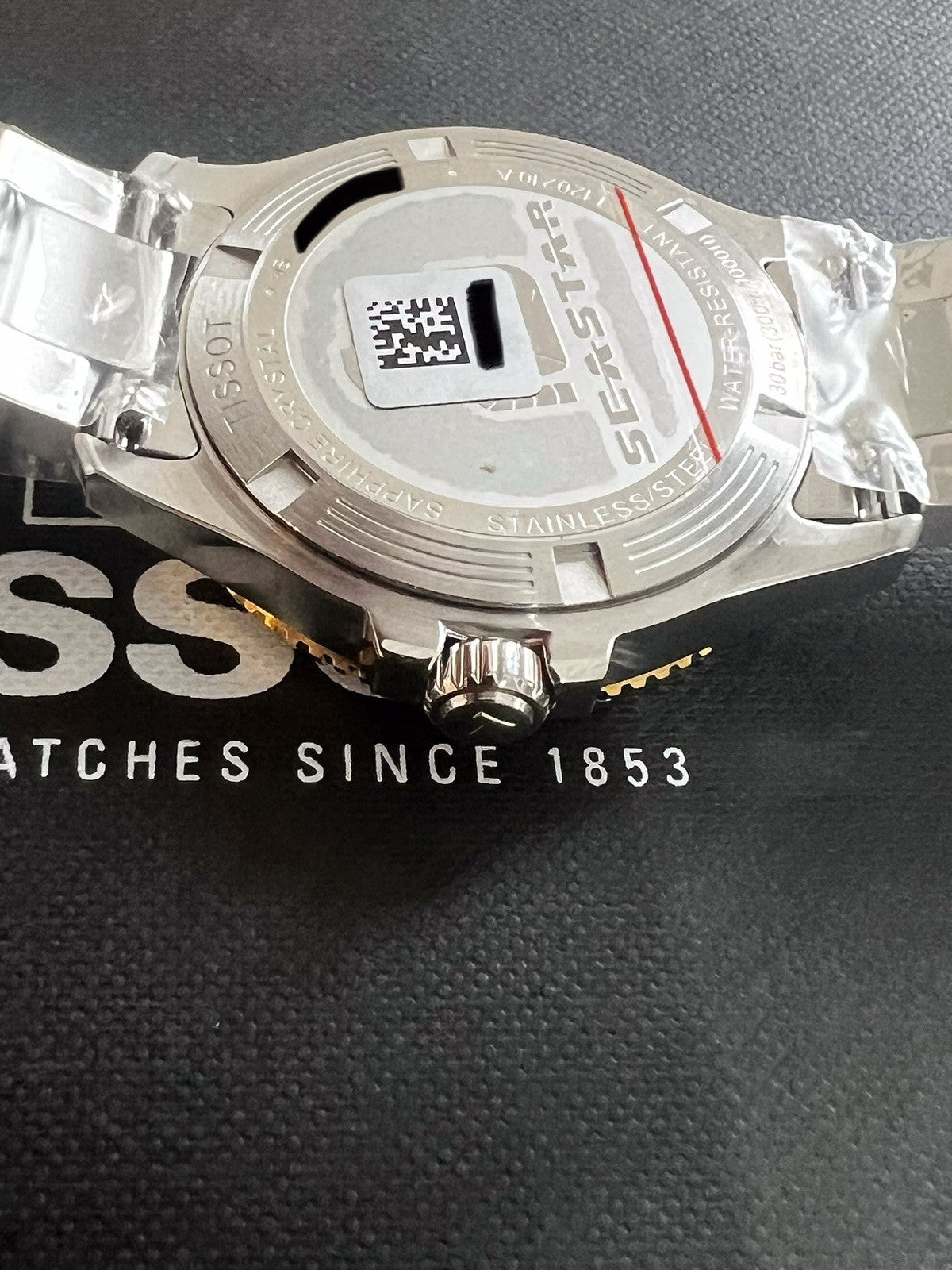 Tissot Seastar 1000 Quartz 36mm Black Dial Two Tone Watch T120.210.21.051.00 UK