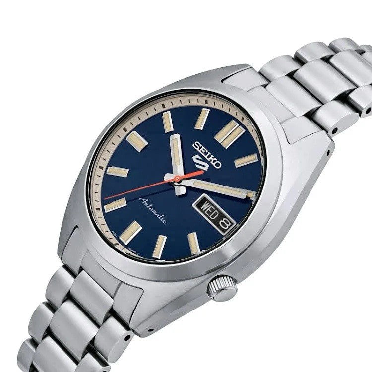 SEIKO 5 Sports Classic Automatic SRPK87K1 Rinse Blue Dial Men’s Watch Warranty