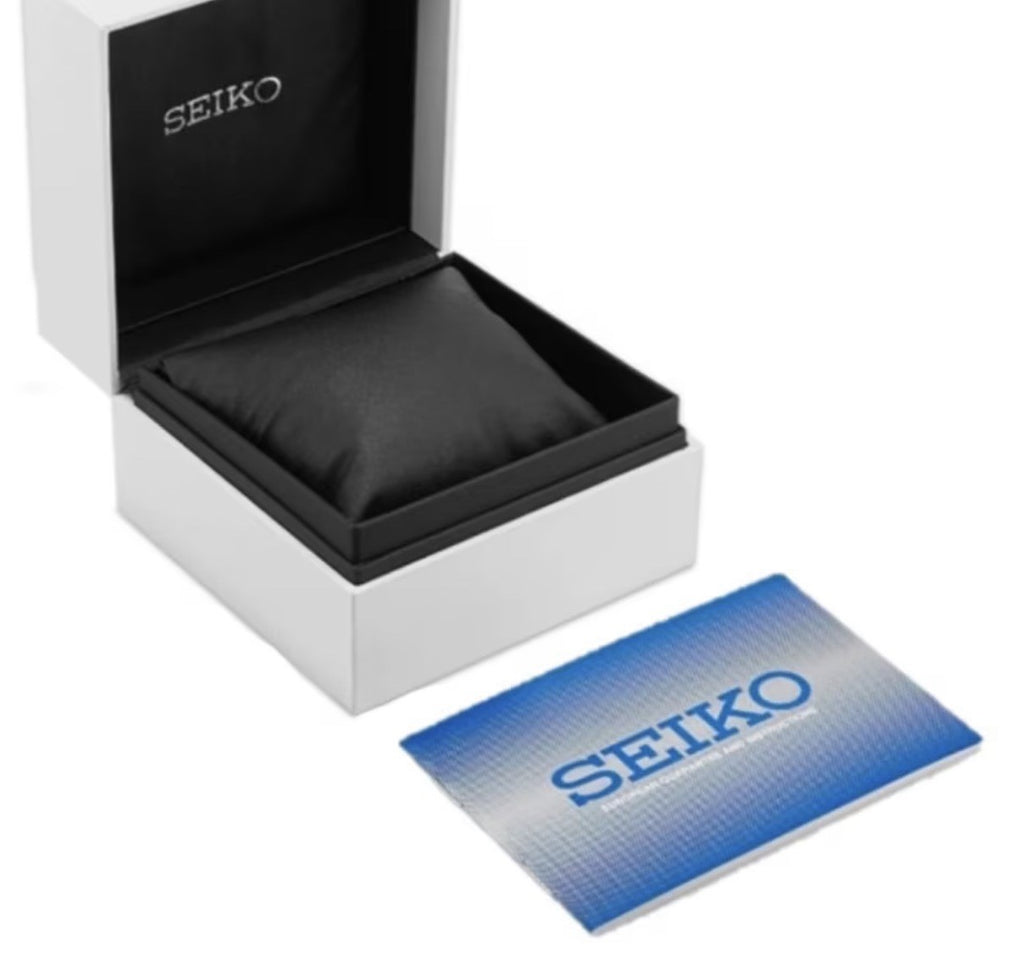 Seiko 5 Sports SRPE75K1 Automatic Cream Dial Mesh Bracelet BNIB UK - RRP £349.00