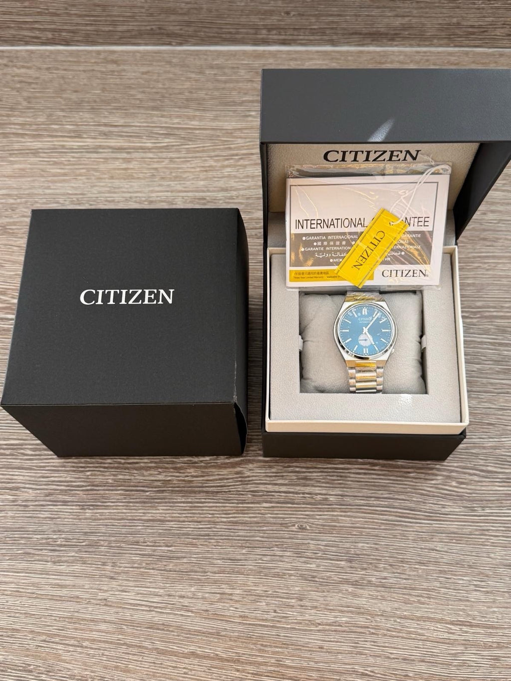 Citizen Tsuyosa Small Second Blue Automatic Men's Watch Warranty NK5010-51L - UK