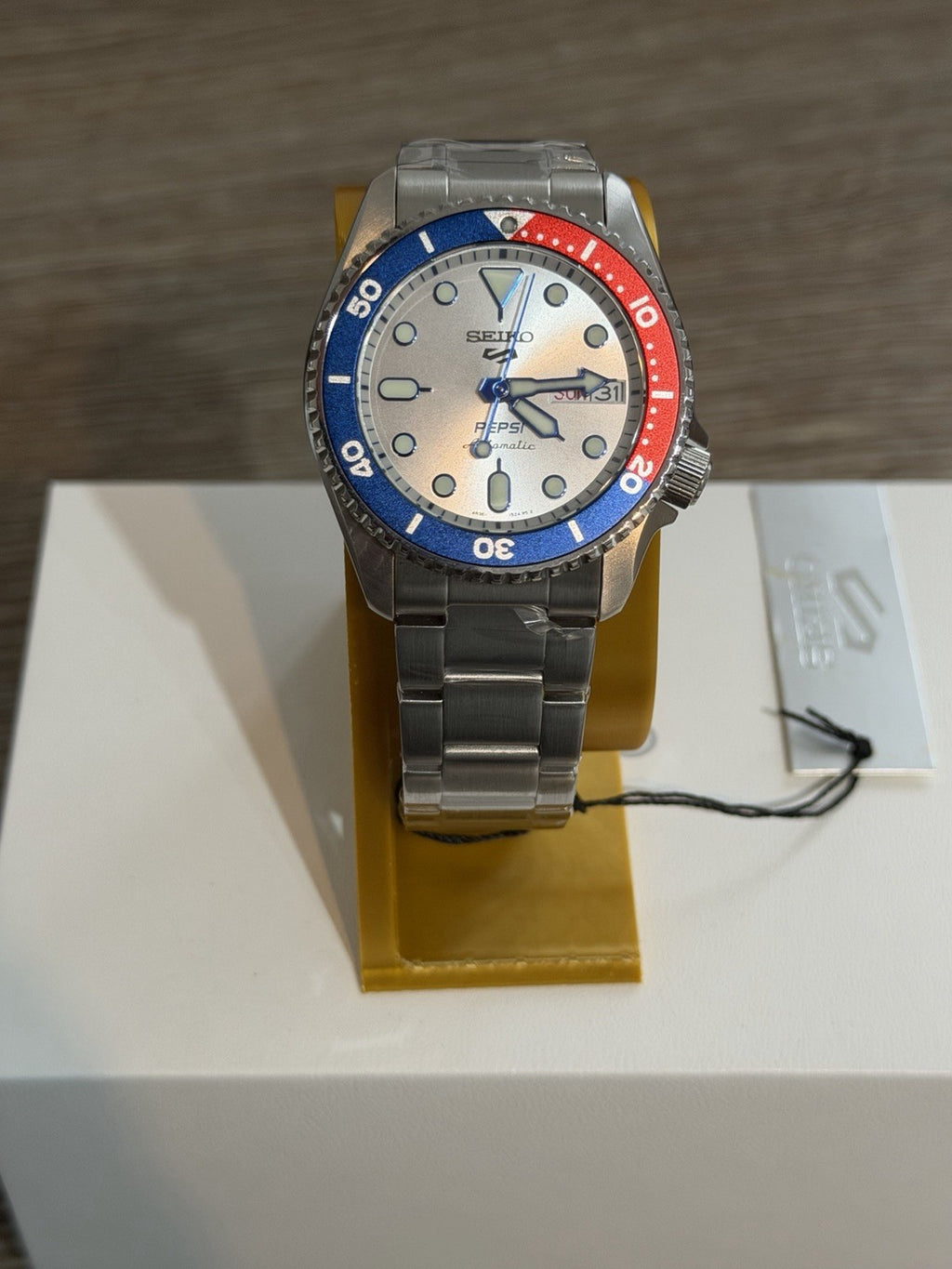 Seiko 5 Sports Pepsi Limited Edition SRPL99K1 Automatic Watch 38mm BNIB - UK