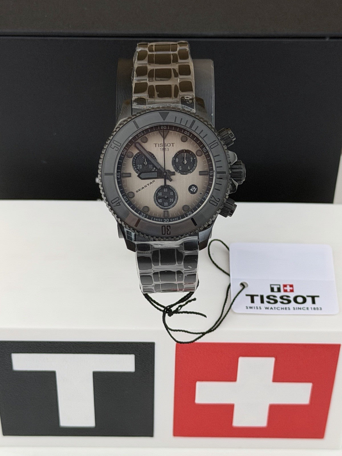 TISSOT SEASTAR 1000 38MM QUARTZ CHRONO T120.217.33.061.00 – BNIB – WARRANTY - UK