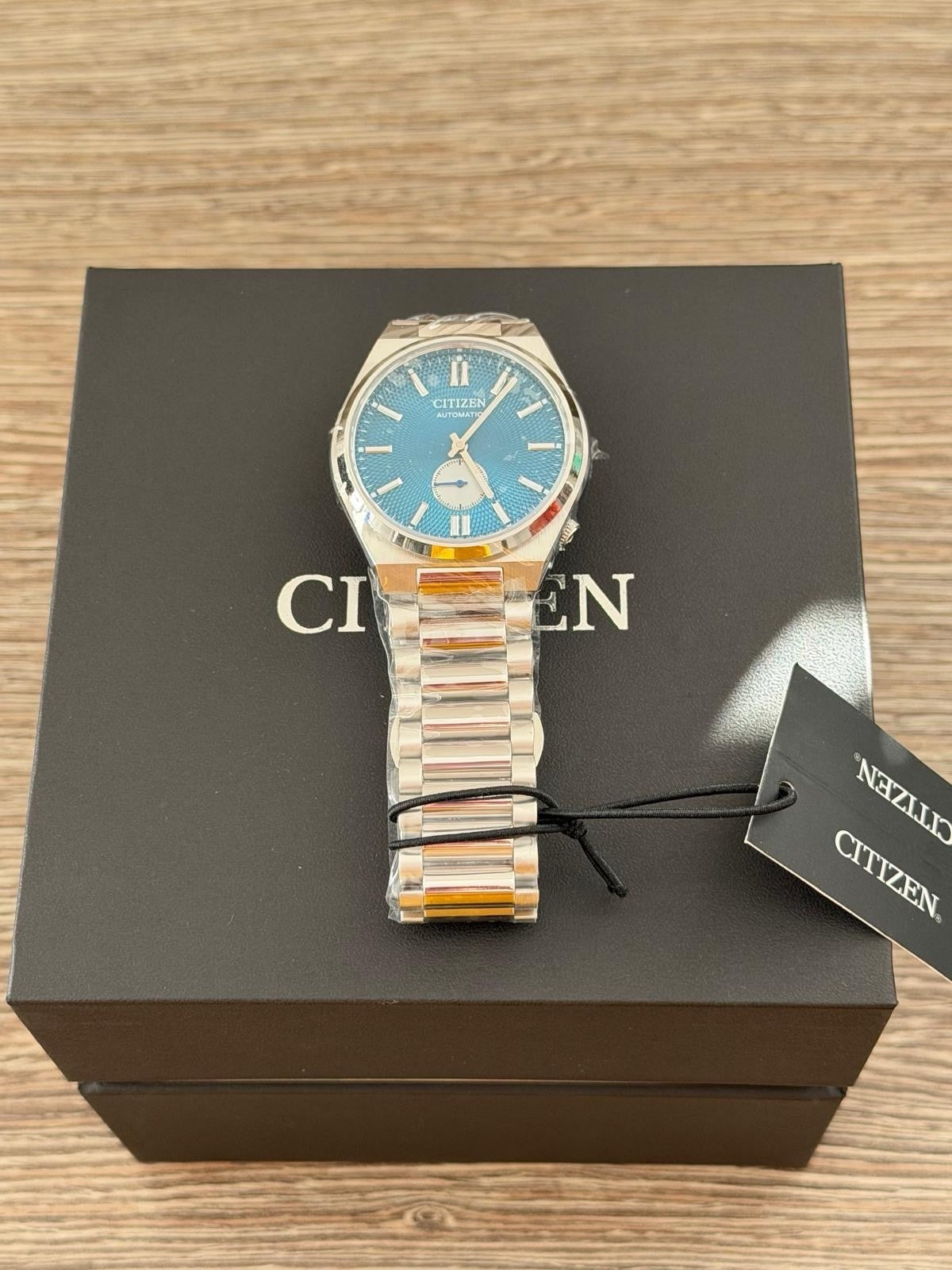 Citizen Tsuyosa Small Second Blue Automatic Men's Watch Warranty NK5010-51L - UK