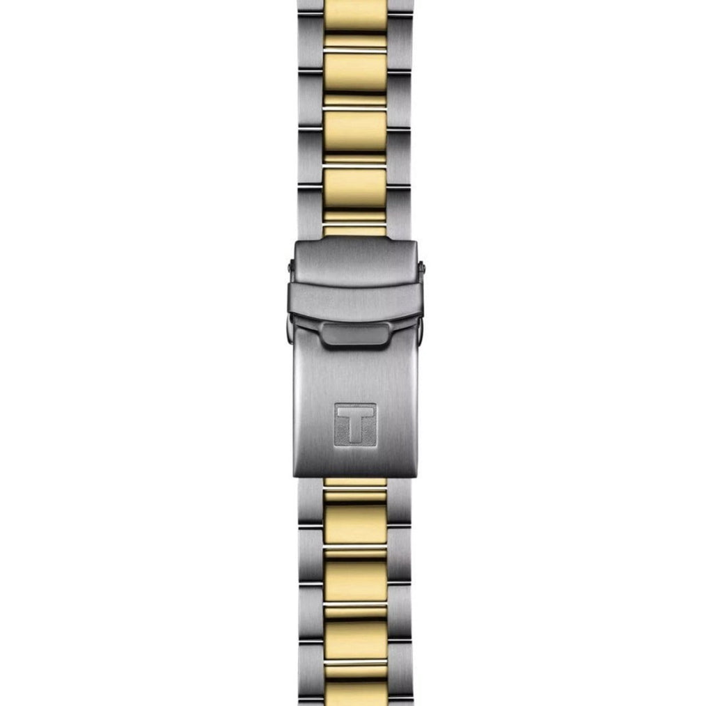 Tissot Seastar 1000 Quartz 40mm Black Dial Two Tone Watch T120.410.22.051.00 UK