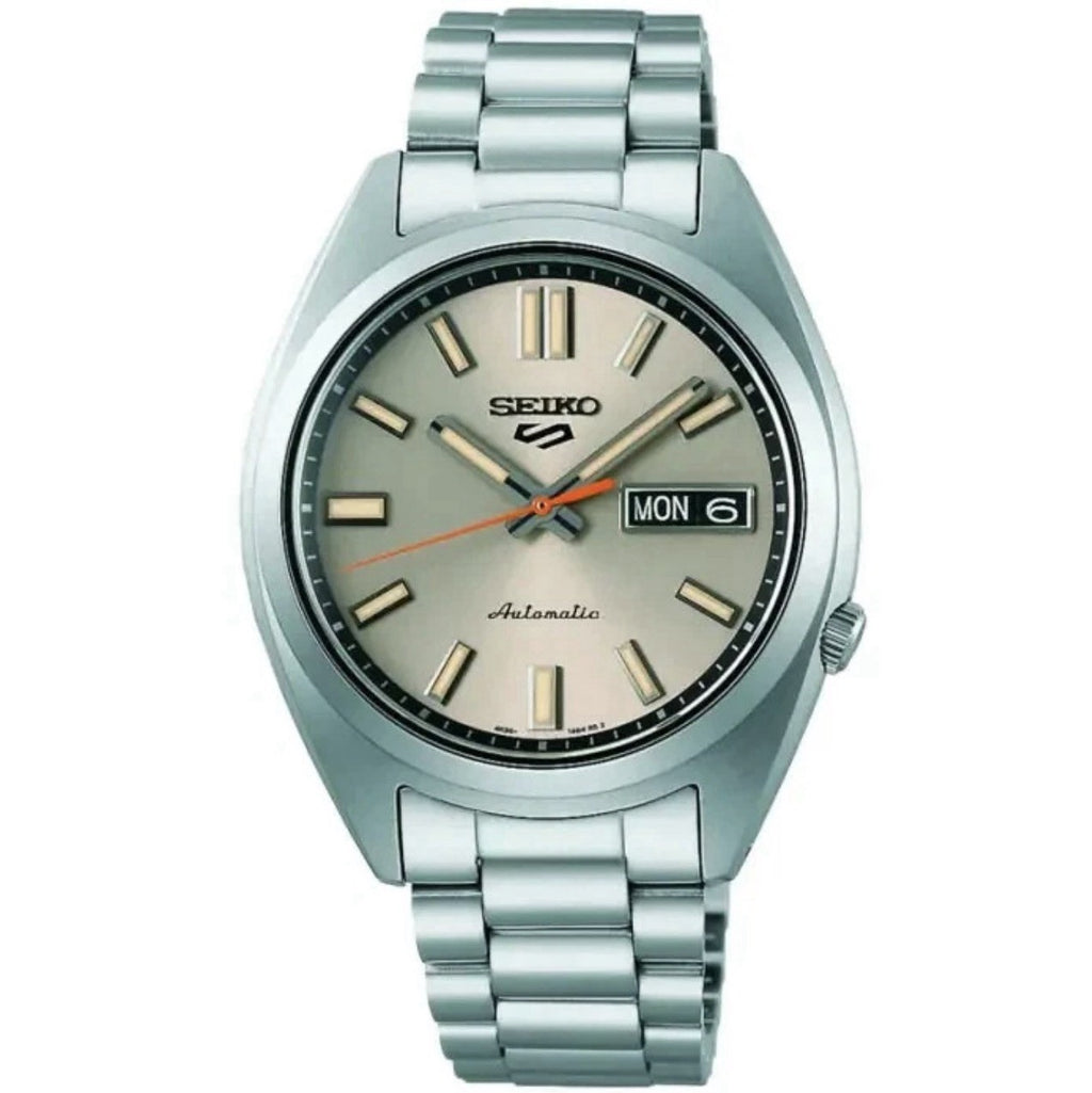 SEIKO 5 Sports Classic Automatic SRPK91K1 Beige Chinos Dial Men’s Watch Warranty