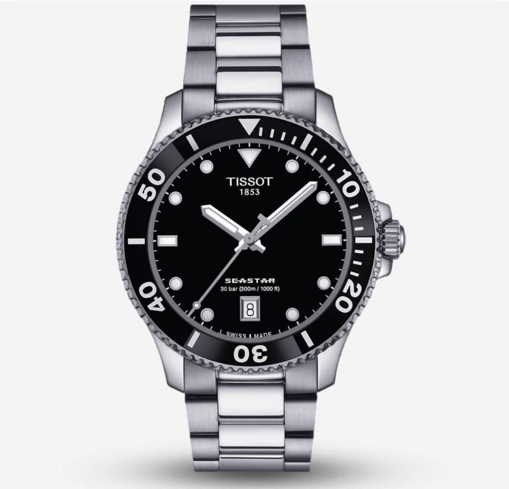 Tissot Seastar 1000 40mm Men's Quartz Watch Black - T120.410.11.051.00