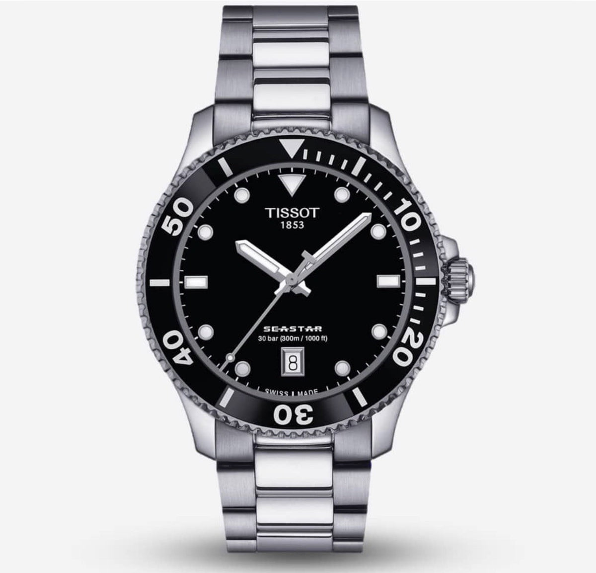 Tissot Seastar 1000 40mm Men's Quartz Watch Black - T120.410.11.051.00
