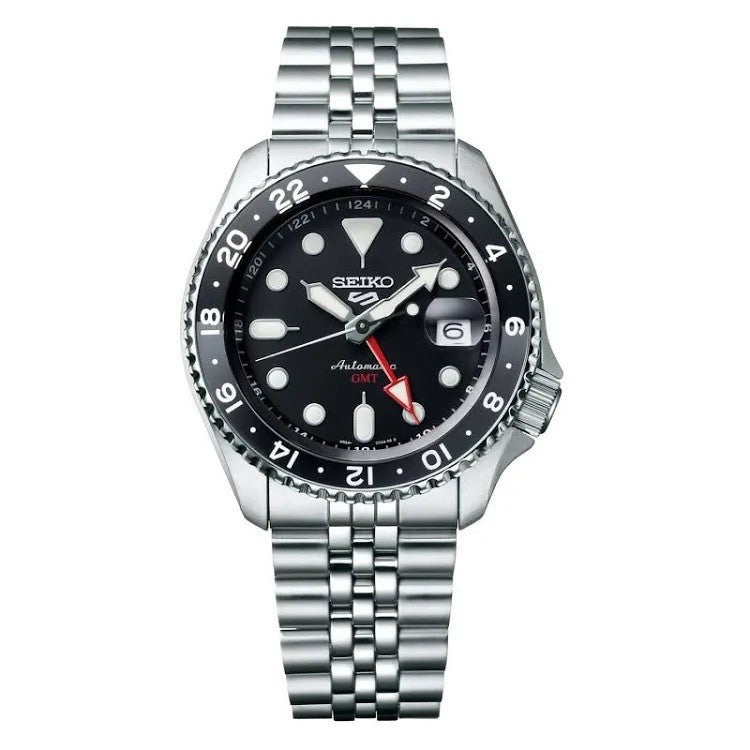 SEIKO 5 Sports SKX GMT Automatic SSK001K1 Black Dial Men’s Watch Warranty - UK