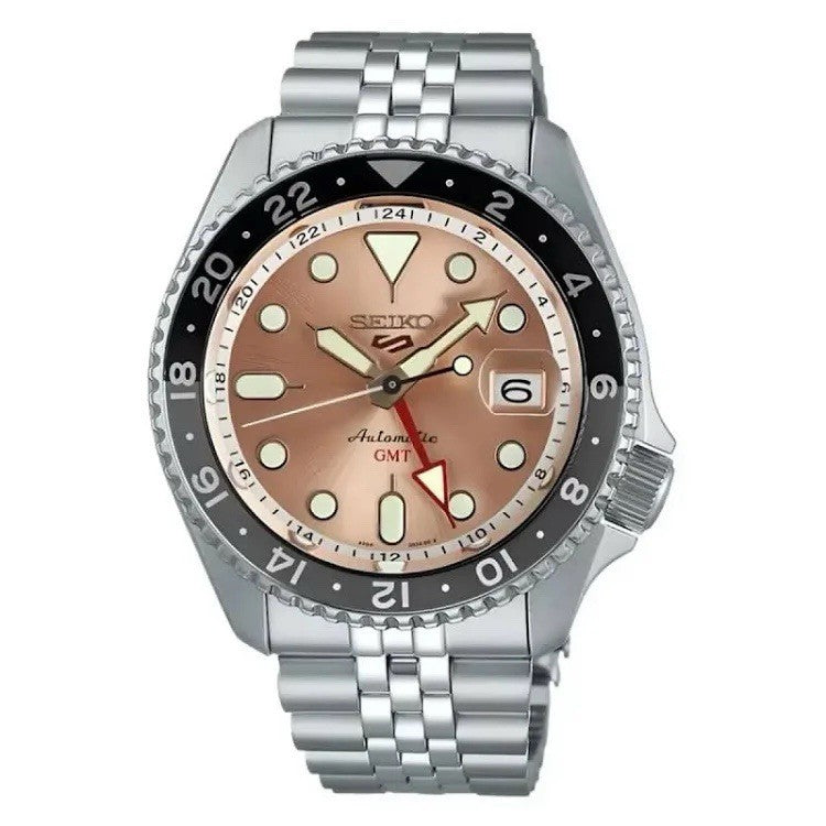SEIKO 5 Sports SKX GMT Automatic SSK043K1 Copper Dial Men’s Watch Warranty - UK
