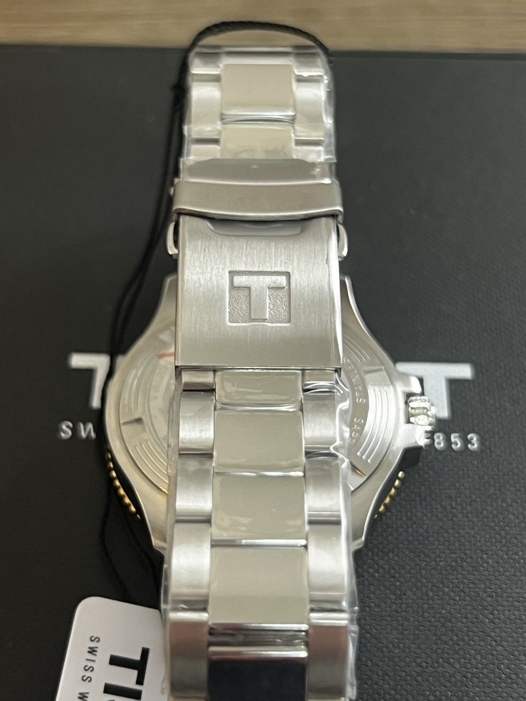 Tissot Seastar 1000 Quartz 36mm Black Dial Two Tone Watch T120.210.21.051.00 UK