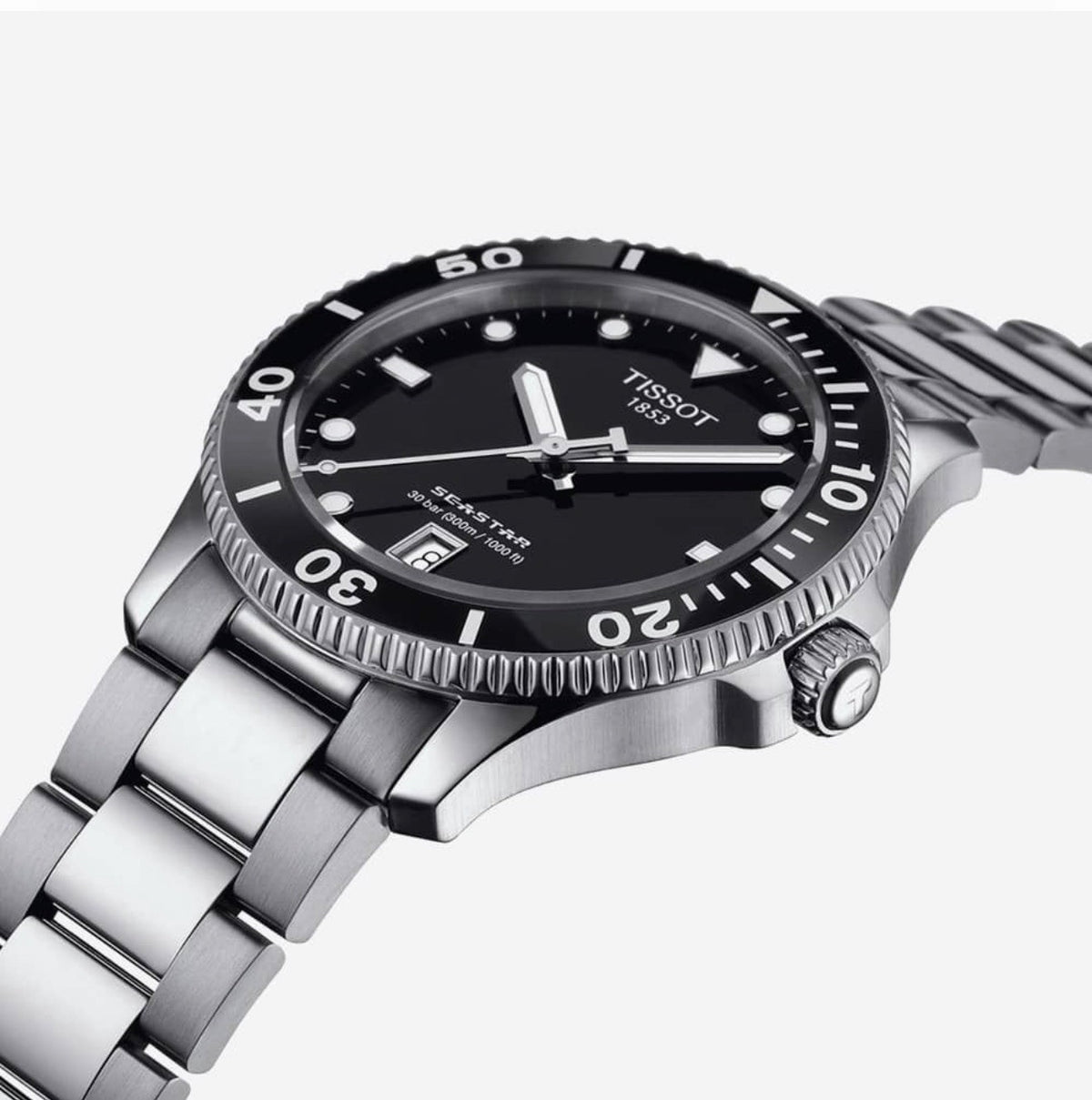Tissot Seastar 1000 40mm Men's Quartz Watch Black - T120.410.11.051.00