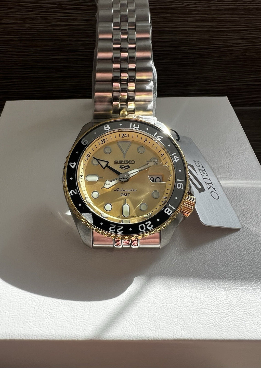 RARE Seiko 5 Sports GMT SSK044K1 70th Anniversary Ltd Edition BNIB Mens Watch UK
