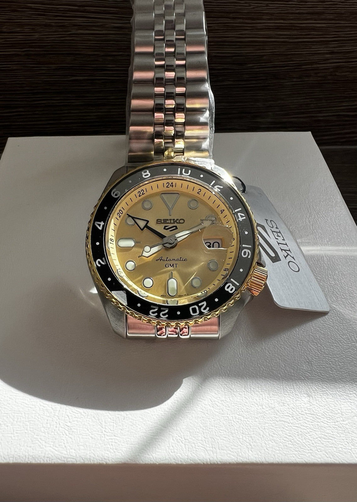 RARE Seiko 5 Sports GMT SSK044K1 70th Anniversary Ltd Edition BNIB Mens Watch UK