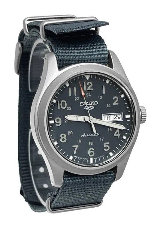 Seiko 5 Sports Field SRPG31K1 Mens Automatic Watch Grey Dial New Box Warranty UK