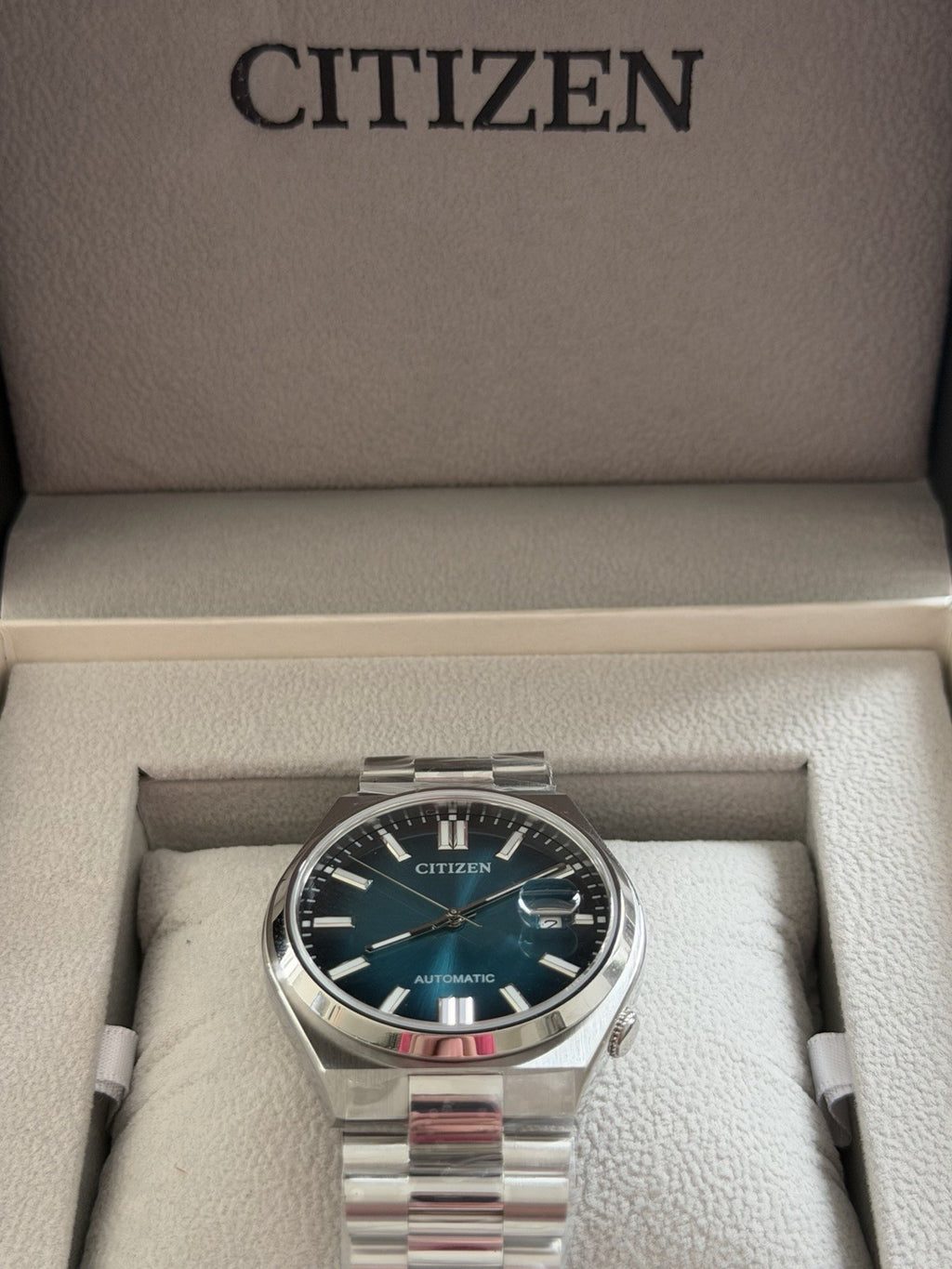 Citizen Tsuyosa 40mm Blue Automatic Men's Watch NJ0151-88X
