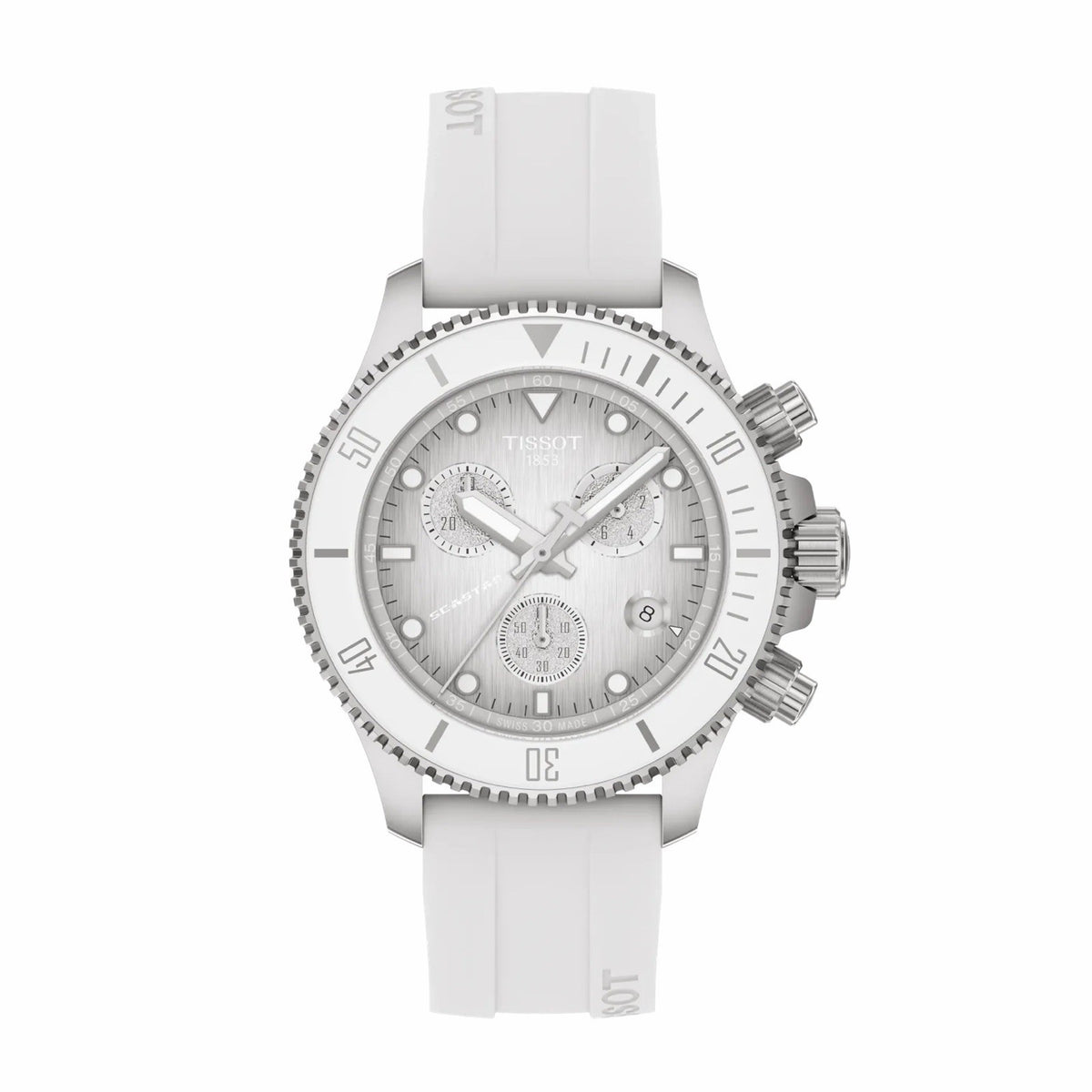 Tissot Seastar Chrono T120.217.17.011.00 38mm Grey Gradient Quartz BNIB 300M UK