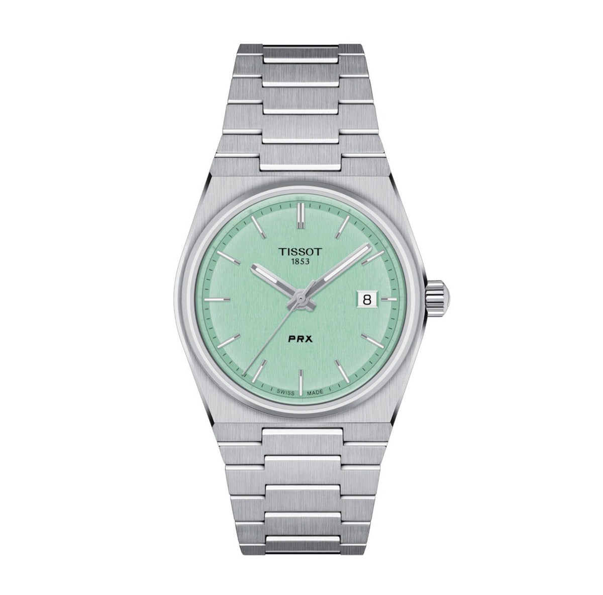 Tissot PRX 35mm Quartz Mint Green T137.210.11.091.00 BNIB -Warranty - UK Seller