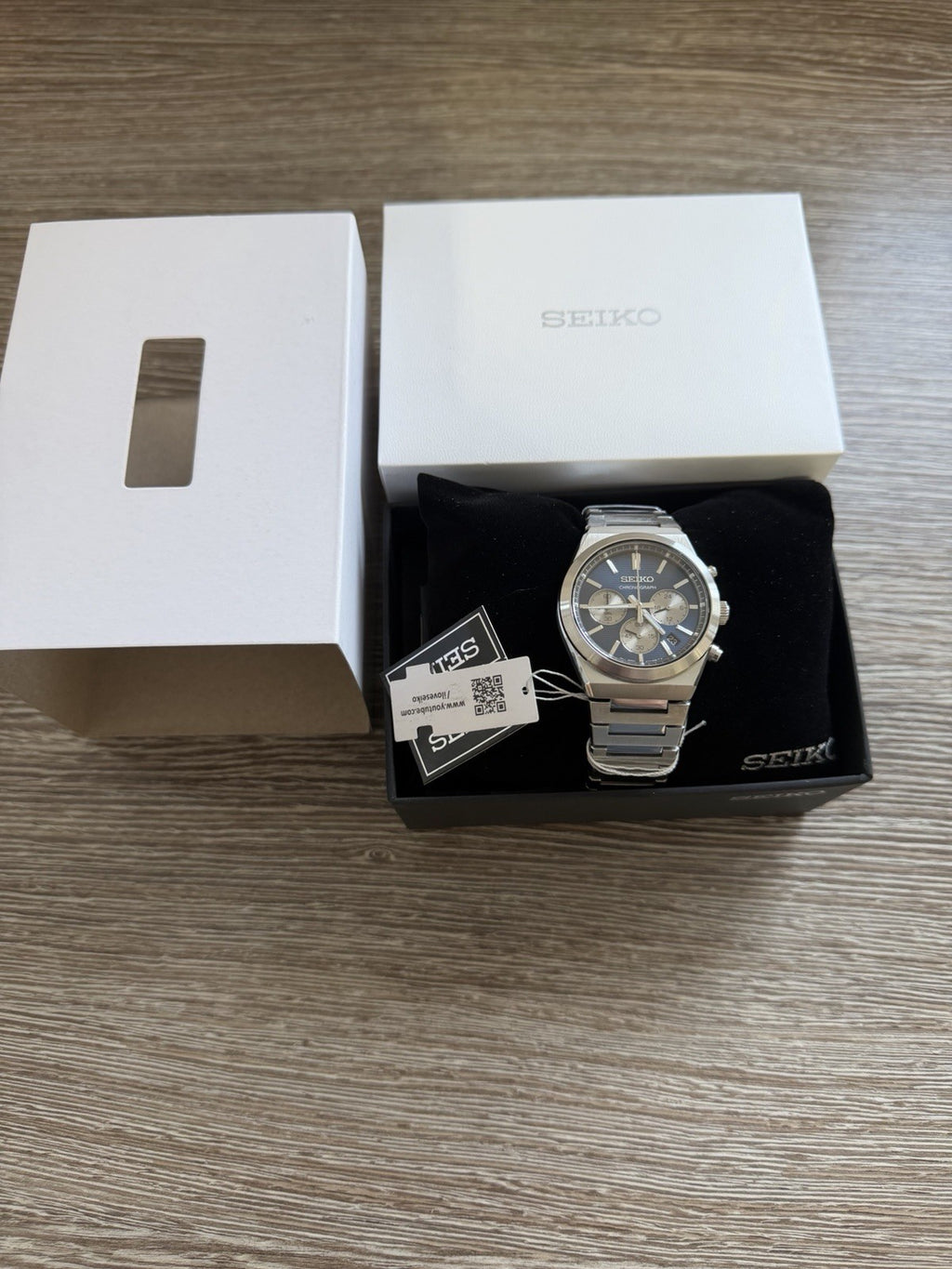 Seiko SSB453P1 Sports Chronograph Blue Dial Quartz Men's Watch 40mm BNIB - UK