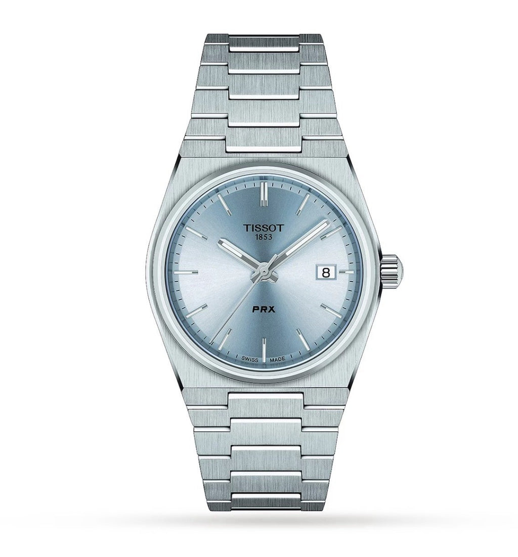 TISSOT PRX 35mm Quartz Light Blue Dial T137.210.11.351.00 BNIB Warranty UK Sell